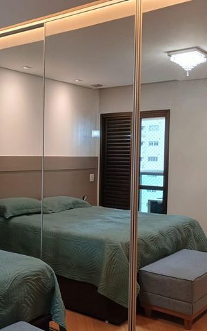 Apartamento à venda com 110m², 3 quartos e 2 vagasQuarto 1