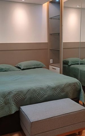 Apartamento à venda com 110m², 3 quartos e 2 vagasQuarto 1