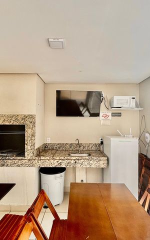 Apartamento para alugar com 41m², 2 quartos e sem vaga Apartamento para alugar com 41m², 2 quartos e sem vagaÁrea comum - Churrasqueira