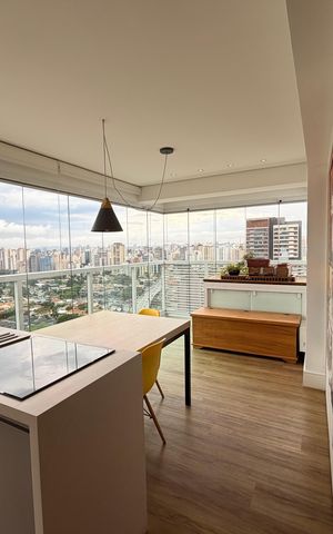 Apartamento para alugar com 44m², 1 quarto e 1 vaga Apartamento para alugar com 44m², 1 quarto e 1 vagaVaranda
