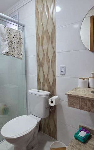 Apartamento para alugar com 78m², 2 quartos e 2 vagas Apartamento para alugar com 78m², 2 quartos e 2 vagasBanheiro da Suíte 1