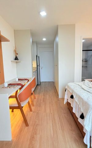 Studio para alugar com 28m², 1 quarto e sem vaga