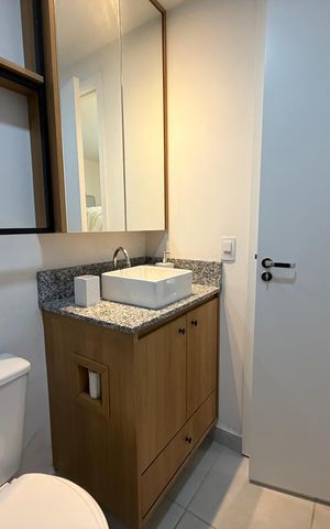 Studio para alugar com 28m², 1 quarto e sem vaga