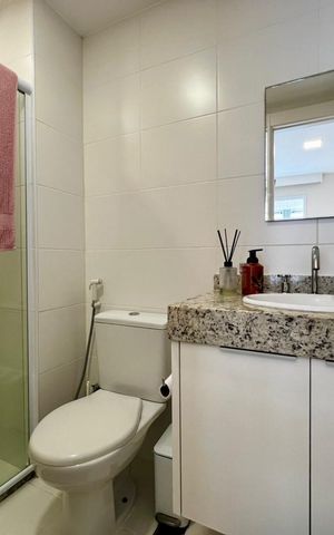 Apartamento à venda com 84m², 2 quartos e 1 vagaBanheiro