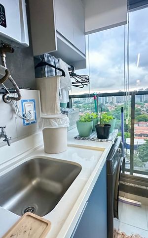 Apartamento para alugar com 73m², 2 quartos e 1 vaga Apartamento para alugar com 73m², 2 quartos e 1 vagaLavanderia