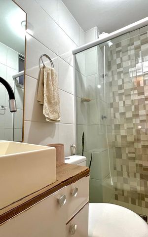 Apartamento para alugar com 53m², 2 quartos e 1 vaga Apartamento para alugar com 53m², 2 quartos e 1 vagaBanheiro