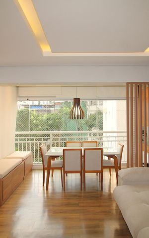 Apartamento à venda com 78m², 2 quartos e 2 vagasSala / Cozinha