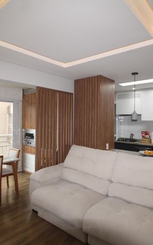 Apartamento à venda com 78m², 2 quartos e 2 vagasSala / Cozinha