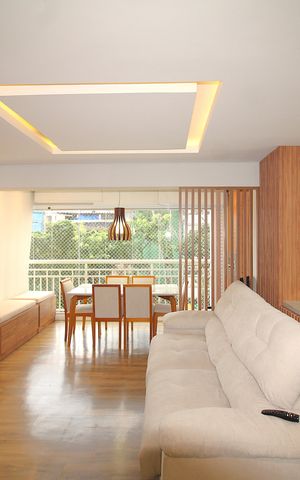 Apartamento à venda com 78m², 2 quartos e 2 vagasSala / Cozinha