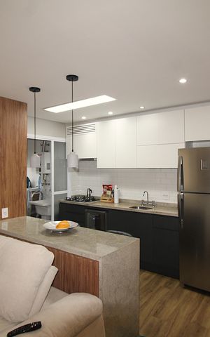 Apartamento à venda com 78m², 2 quartos e 2 vagasSala / Cozinha