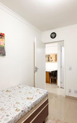 Apartamento à venda com 50m², 2 quartos e 1 vagaQuarto 2