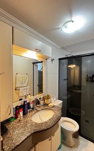 Apartamento à venda com 67m², 2 quartos e 1 vaga Apartamento à venda com 67m², 2 quartos e 1 vagaBanheiro da Suíte