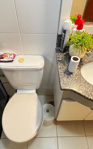 Apartamento à venda com 67m², 2 quartos e 1 vaga Apartamento à venda com 67m², 2 quartos e 1 vagaBanheiro