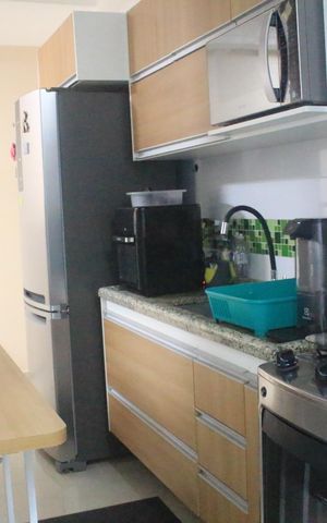 Apartamento à venda com 58m², 2 quartos e 1 vagaCozinha