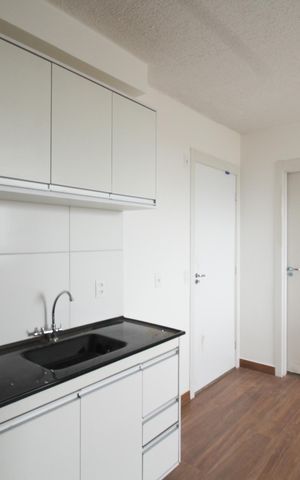 Apartamento para alugar com 35m², 2 quartos e sem vaga Apartamento para alugar com 35m², 2 quartos e sem vagaCozinha e Área de Serviço