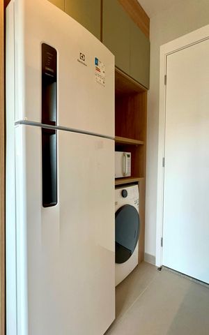Studio para alugar com 25m², 1 quarto e sem vaga Studio para alugar com 25m², 1 quarto e sem vagaCozinha