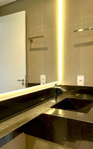 Studio para alugar com 25m², 1 quarto e sem vaga Studio para alugar com 25m², 1 quarto e sem vagaBanheiro da Suíte