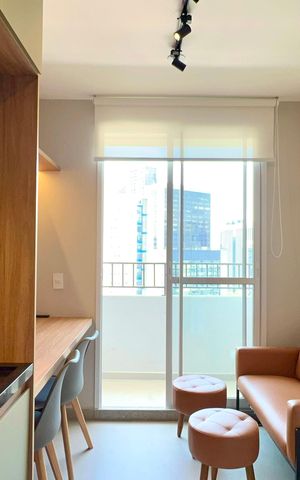 Studio para alugar com 25m², 1 quarto e sem vaga Studio para alugar com 25m², 1 quarto e sem vagaCozinha
