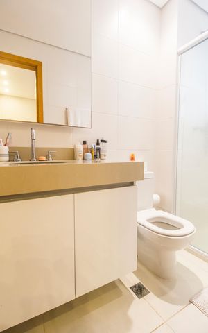 Apartamento para alugar com 140m², 3 quartos e 2 vagas Apartamento para alugar com 140m², 3 quartos e 2 vagasBanheiro da Suíte