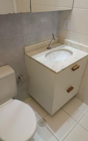 Apartamento para alugar com 55m², 2 quartos e 1 vagaBanheiro da Suíte