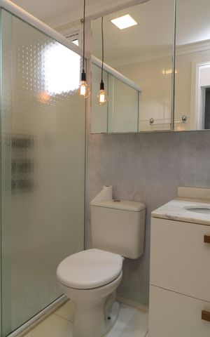 Apartamento para alugar com 55m², 2 quartos e 1 vagaBanheiro da Suíte