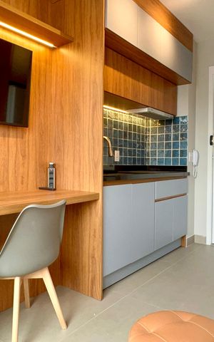 Studio para alugar com 25m², 1 quarto e sem vaga Studio para alugar com 25m², 1 quarto e sem vagaSala