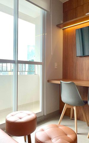 Studio para alugar com 25m², 1 quarto e sem vaga Studio para alugar com 25m², 1 quarto e sem vagaSala
