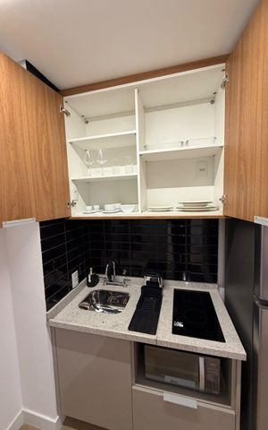 Studio à venda com 23m², 1 quarto e sem vagaCozinha