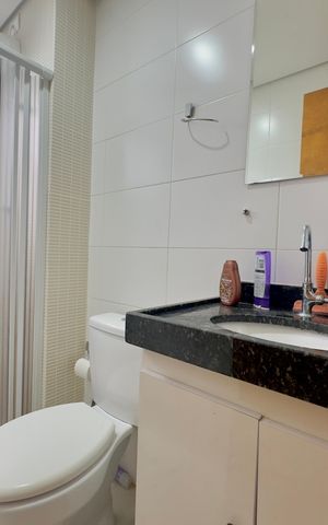 Apartamento à venda com 50m², 2 quartos e 1 vaga Apartamento à venda com 50m², 2 quartos e 1 vagaBanheiro
