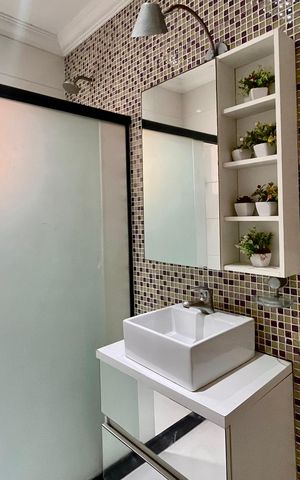 Casa para alugar com 21m², 1 quarto e sem vaga Casa para alugar com 21m², 1 quarto e sem vagaBanheiro