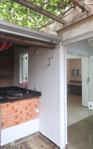 Casa de condomínio para alugar com 91m², 3 quartos e 1 vagaÁrea comum - Churrasqueira
