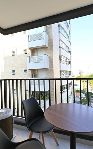 Apartamento para alugar com 28m², 1 quarto e sem vagaVaranda