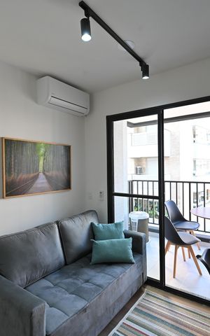 Apartamento para alugar com 28m², 1 quarto e sem vagaSala