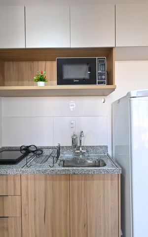 Apartamento para alugar com 28m², 1 quarto e sem vagaCozinha
