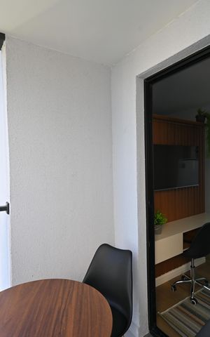 Apartamento para alugar com 28m², 1 quarto e sem vagaVaranda