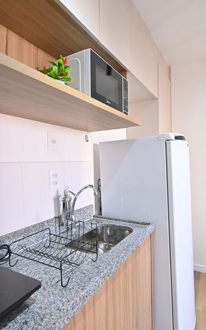 Apartamento para alugar com 28m², 1 quarto e sem vagaCozinha