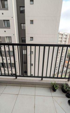 Apartamento para alugar com 39m², 2 quartos e sem vagaSacada