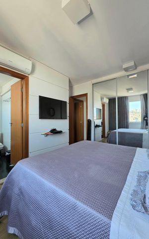 Apartamento à venda com 216m², 3 quartos e 4 vagas Apartamento à venda com 216m², 3 quartos e 4 vagasQuarto