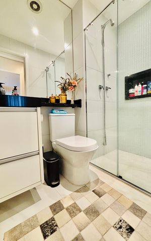 Apartamento à venda com 63m², 2 quartos e 1 vaga Apartamento à venda com 63m², 2 quartos e 1 vagaBanheiro 2