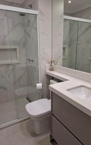 Apartamento à venda com 72m², 3 quartos e 2 vagas Apartamento à venda com 72m², 3 quartos e 2 vagasBanheiro