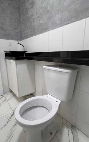 Apartamento para alugar com 45m², 2 quartos e 1 vaga Apartamento para alugar com 45m², 2 quartos e 1 vagaDetalhe do banheiro