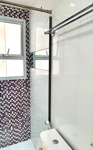Apartamento para alugar com 136m², 3 quartos e 2 vagas Apartamento para alugar com 136m², 3 quartos e 2 vagasBanheiro 1