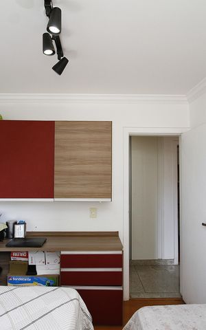Apartamento à venda com 135m², 3 quartos e 2 vagasQuarto 2