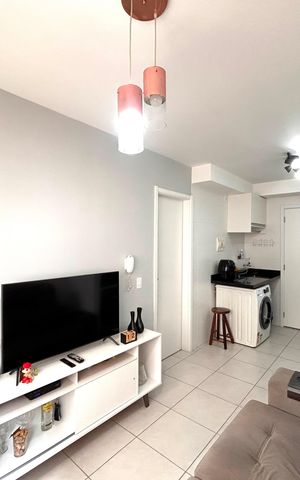 Apartamento à venda com 28m², 1 quarto e sem vaga Apartamento à venda com 28m², 1 quarto e sem vagaSala