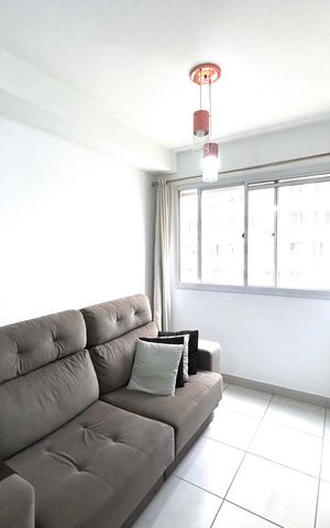 Apartamento à venda com 28m², 1 quarto e sem vaga Apartamento à venda com 28m², 1 quarto e sem vagaSala