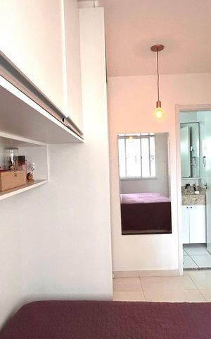 Apartamento à venda com 28m², 1 quarto e sem vaga Apartamento à venda com 28m², 1 quarto e sem vagaQuarto 1 - suíte 1