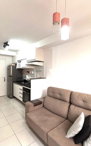 Apartamento à venda com 28m², 1 quarto e sem vaga Apartamento à venda com 28m², 1 quarto e sem vagaSala