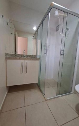 Apartamento para alugar com 57m², 1 quarto e 1 vaga Apartamento para alugar com 57m², 1 quarto e 1 vagaBanheiro