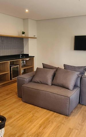 Apartamento para alugar com 24m², 1 quarto e sem vaga
