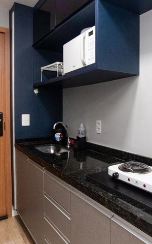 Apartamento para alugar com 26m², 1 quarto e 1 vaga Apartamento para alugar com 26m², 1 quarto e 1 vagaCozinha